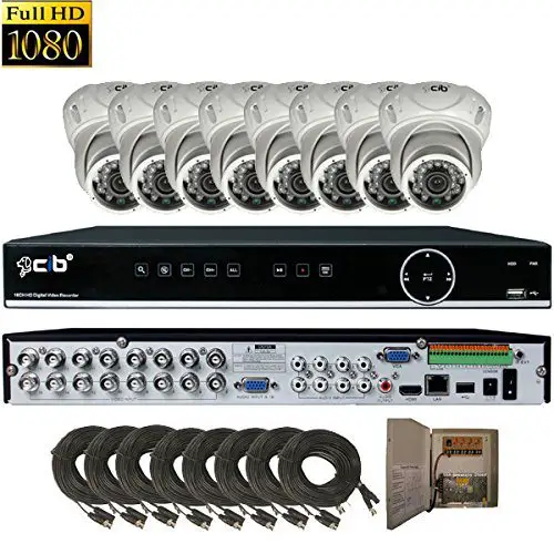 Full HD 16CH 1920TVL 1080P Recording and Display DVR System
