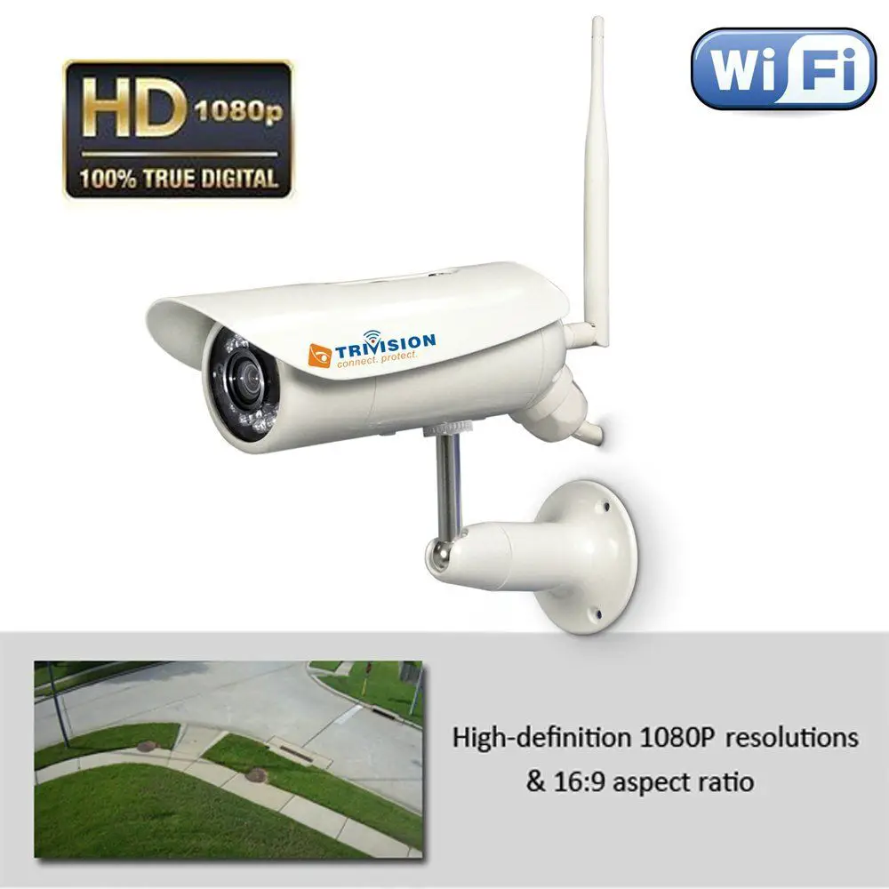 TriVision NC-336PW HD 1080P Wireless Outdoor Home Security Camera