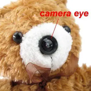 Teddy bear spy cam