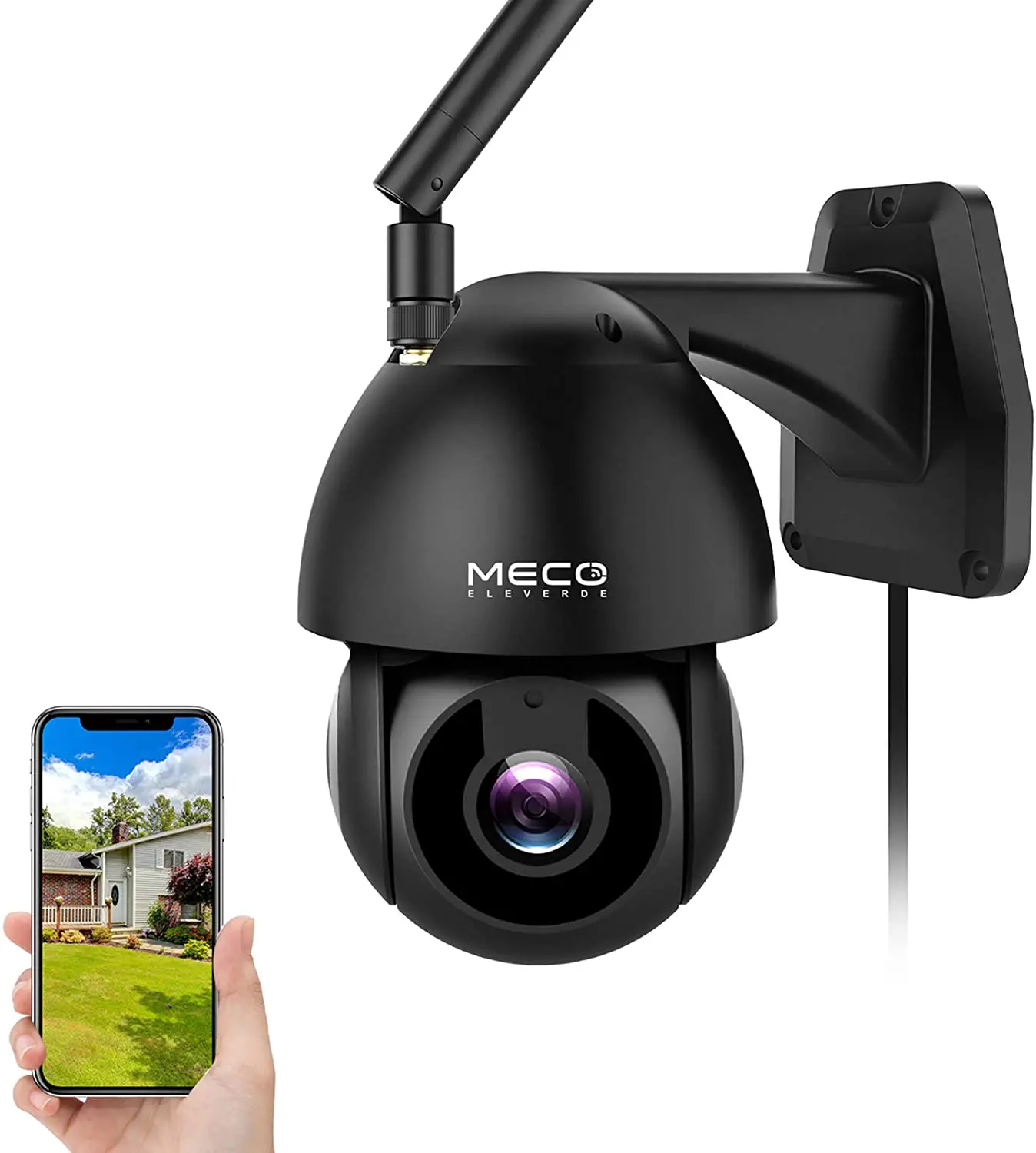 MECO 1080P HD PTZ WiFi Home Surveillance Camera
